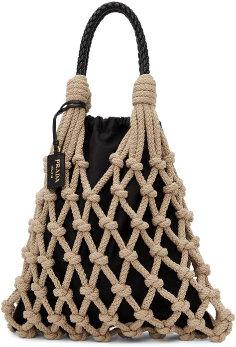 prada net tote